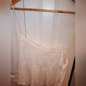 Urban Outfitters White Lace Trim Top